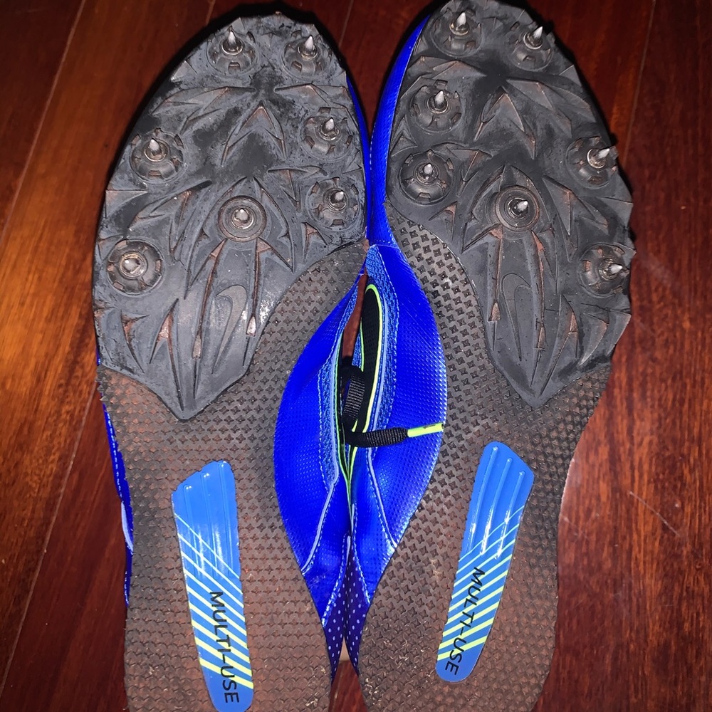 Nike Zoom Rival MD 6 Men's Blue & Black Cleats - Picture 7 of 7